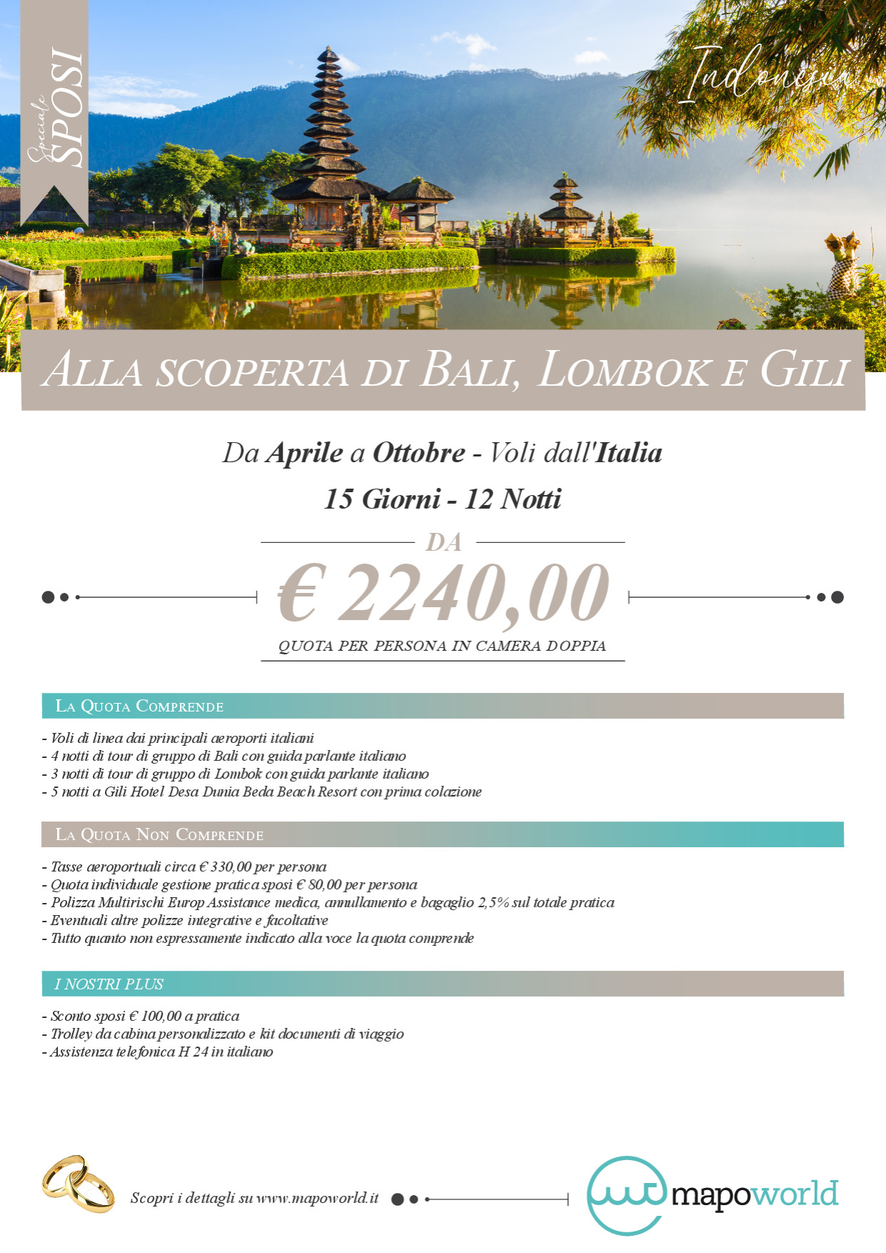 Alla scoperta di Bali, Lombok e Gili