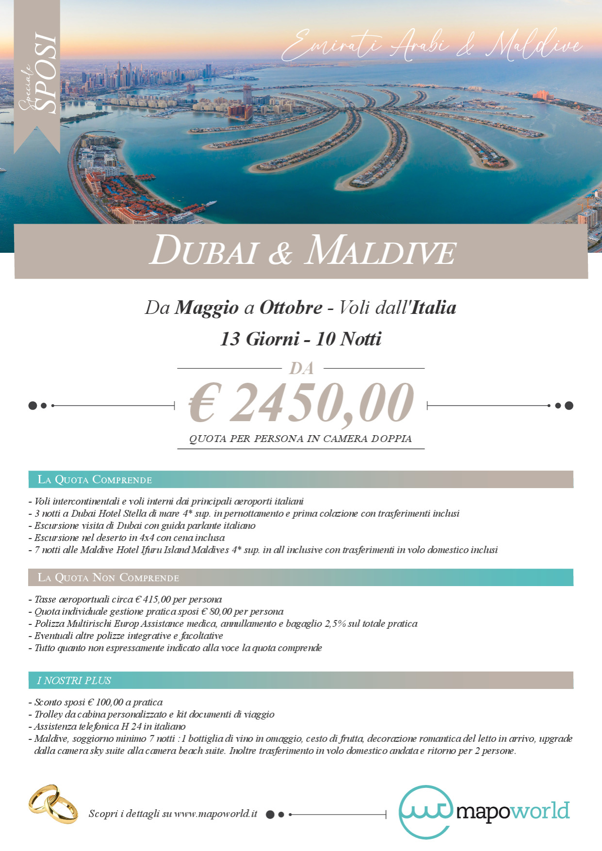 Dubai e Maldive