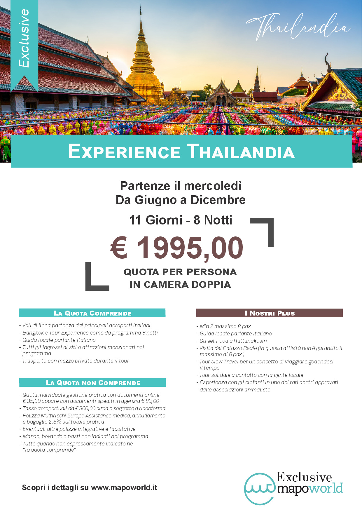 Experience Thailandia