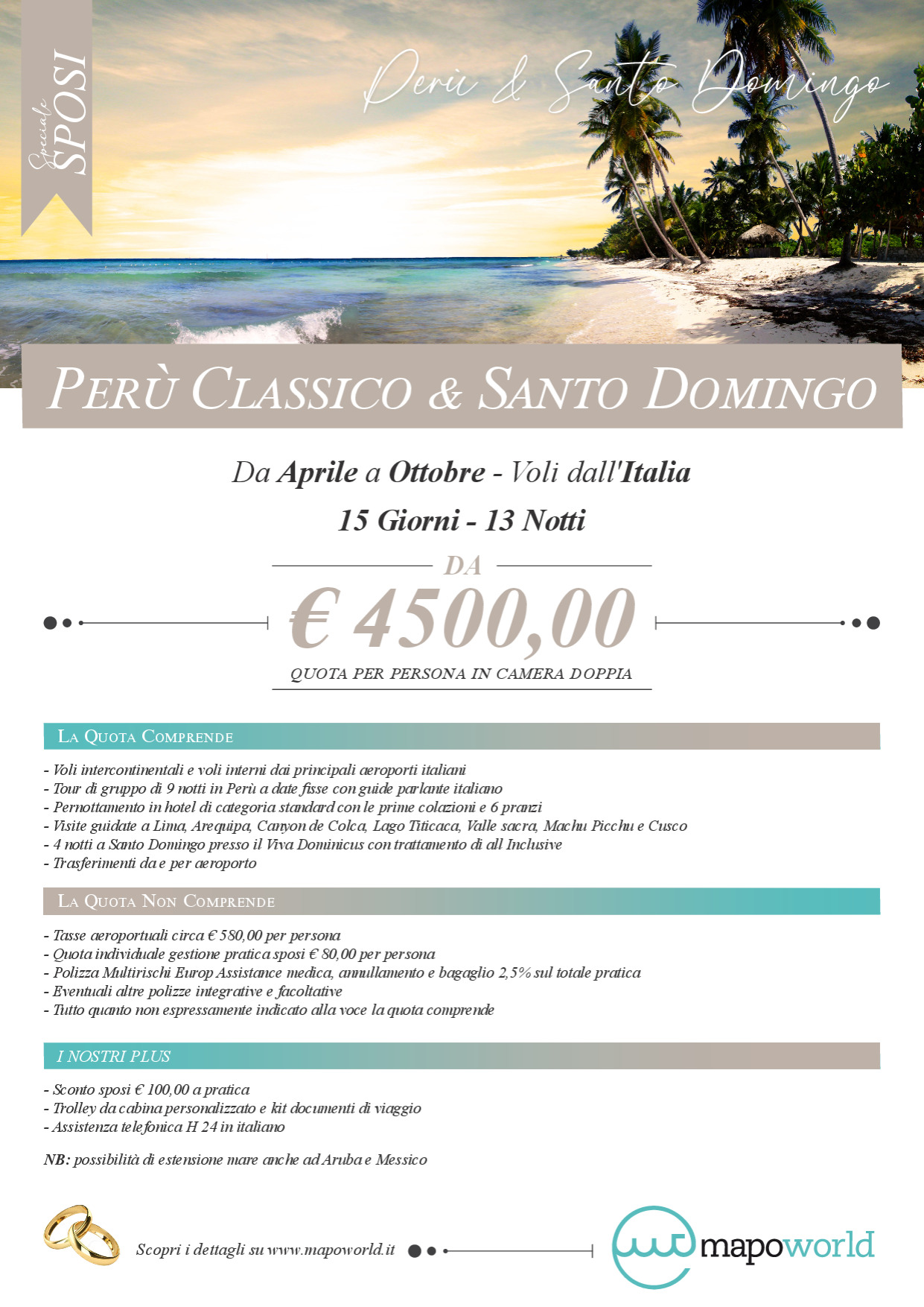 Perù Classico e Santo Domingo