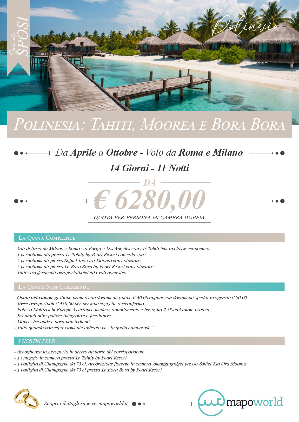 Polinesia - Tahiti, Moorea e Bora Bora