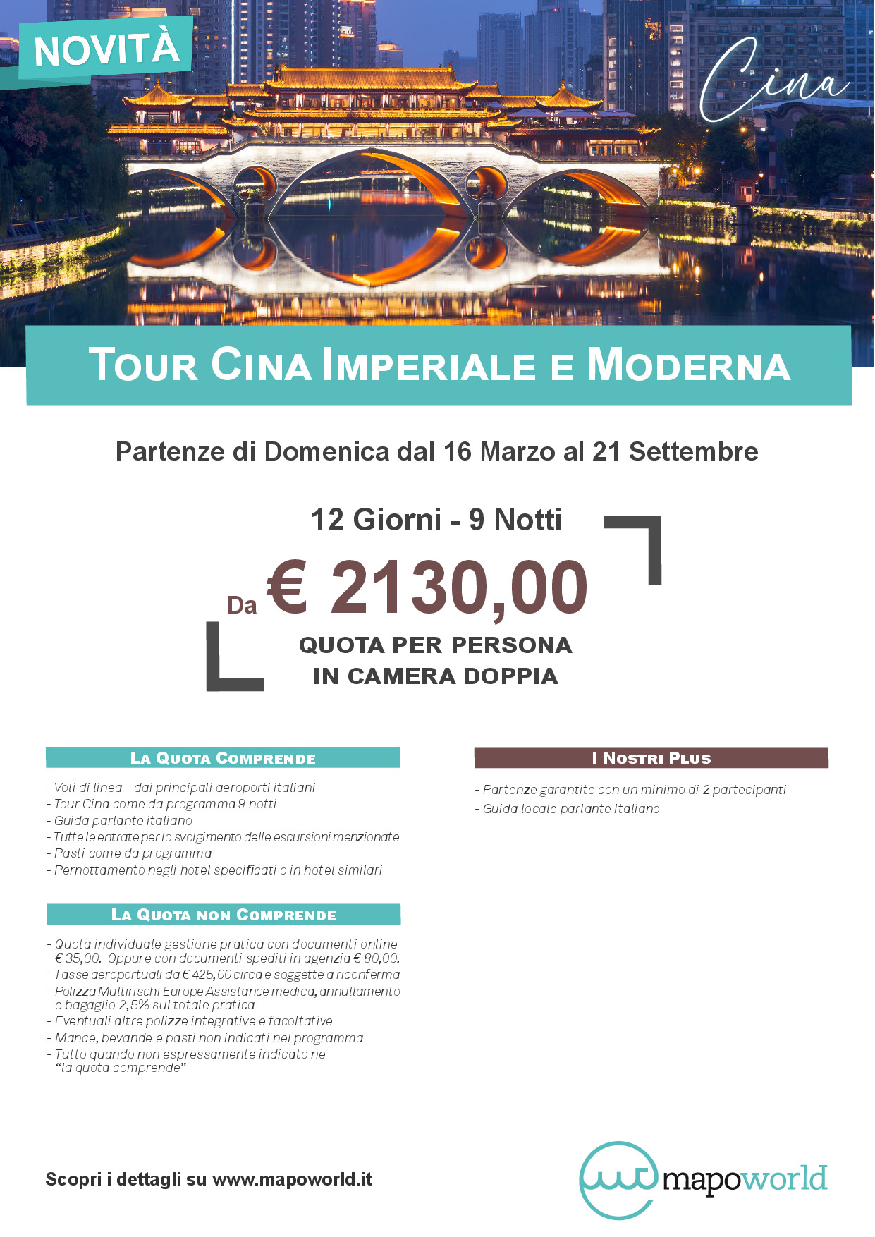 Tour Cina Imperiale e Moderna