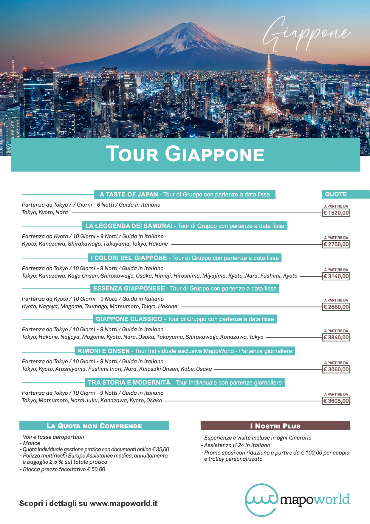 Tour Giappone