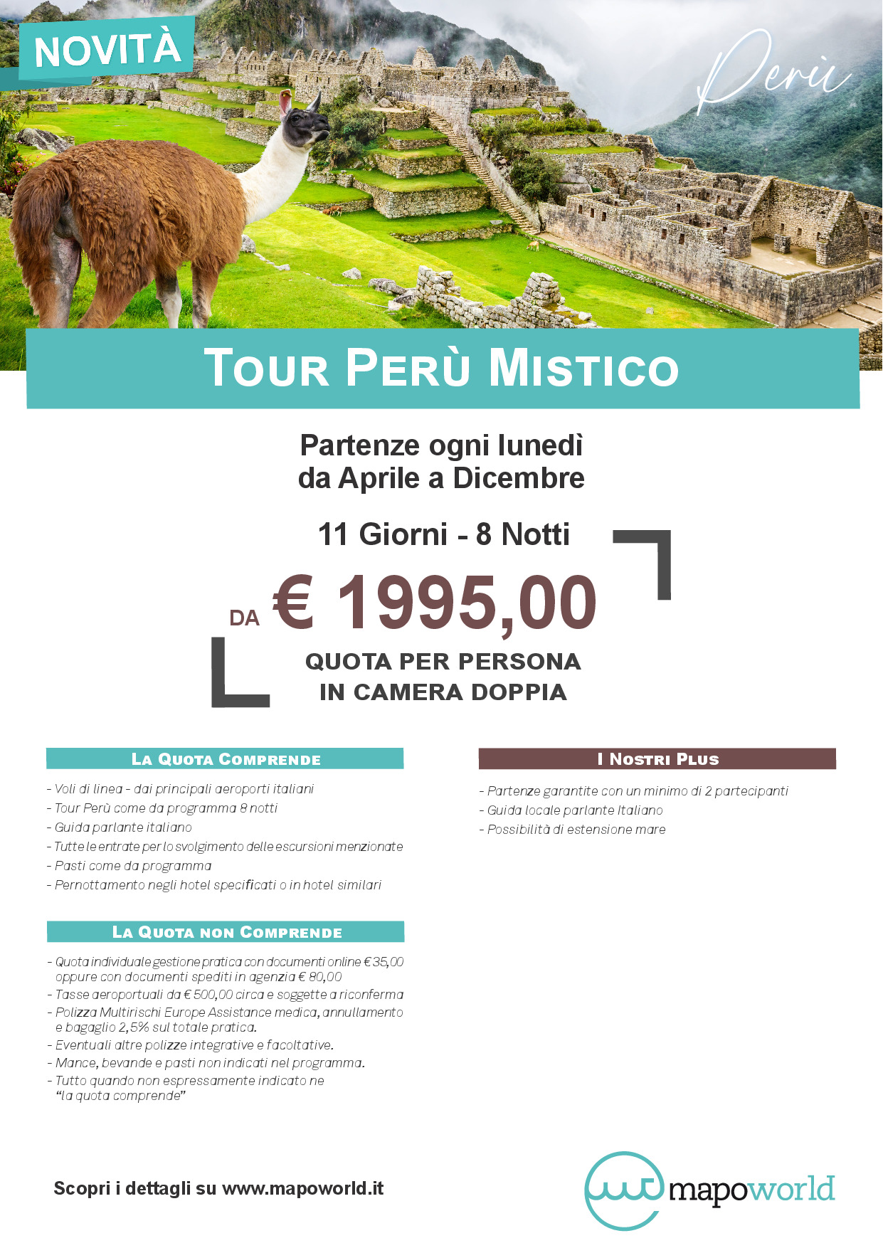 Tour Perù Mistico